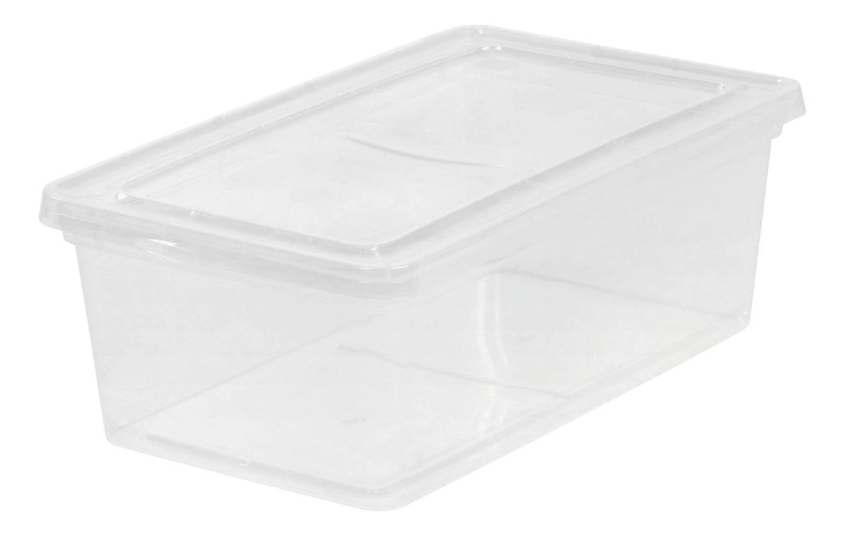 6 qt Clear Bin (With Lid)